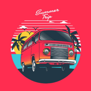 Summer trip bus