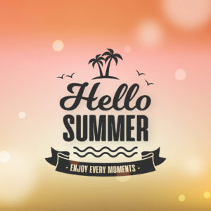 Hello Summer illustration design