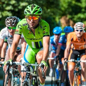 Men bicycle marathon