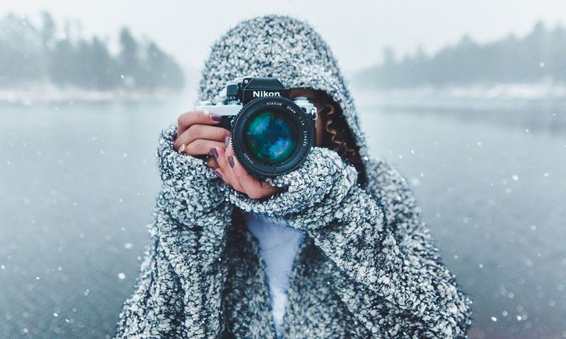 Photography in snow